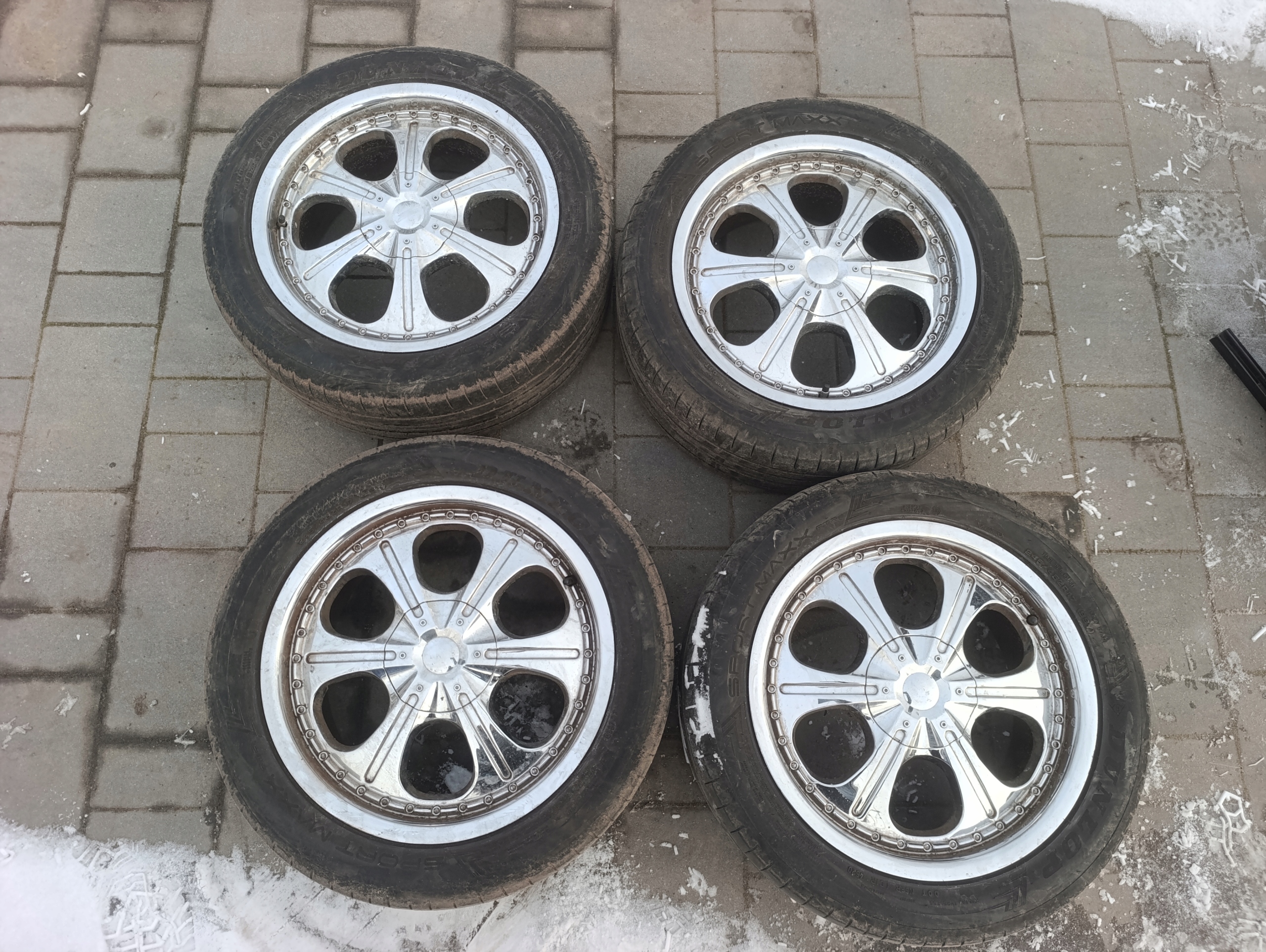 disc 17 chrom mercedes w204 5x112 17x 7.5J