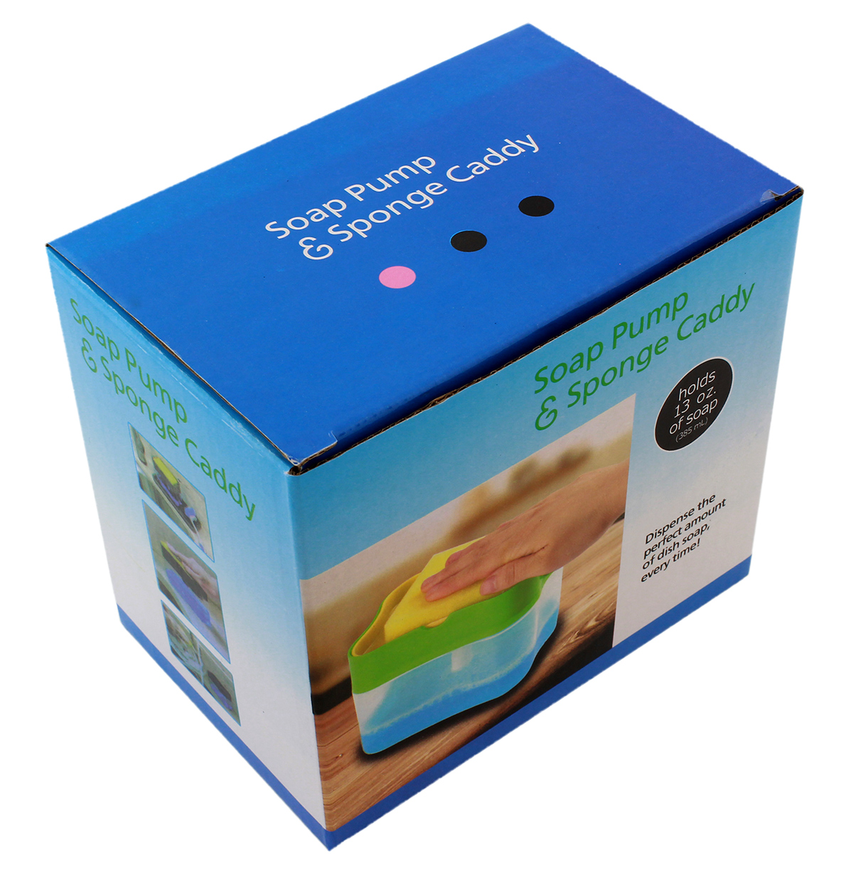 DOZOWNIK NA PŁYN DO MYCIA NACZYŃ POJEMNIK OCIEKACZ DO KUCHNI + GĄBKA AG191C Rodzaj dozownik