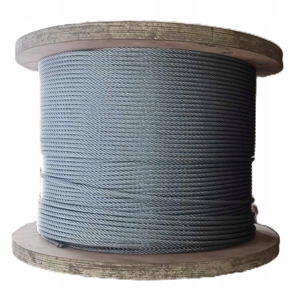 Lina Linka stalowa ocynkowana 6mm 6x19 Fc 50m