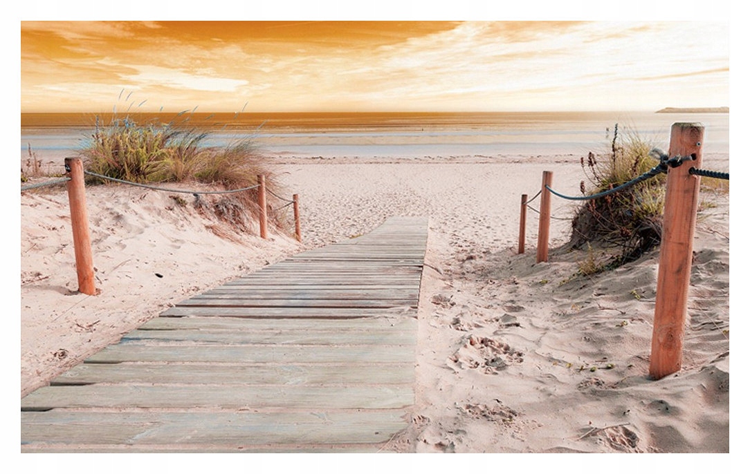 Fototapeta Západ slnka cesta more relax vinylová 254x184 lepidlo