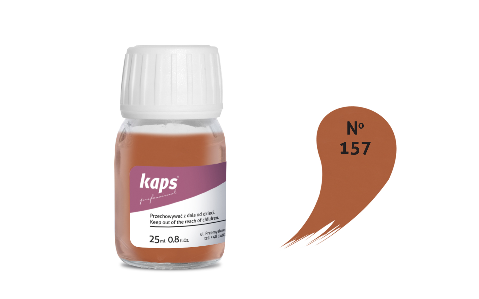 

Farba do skóry naturalnej i syntetycznej Kaps