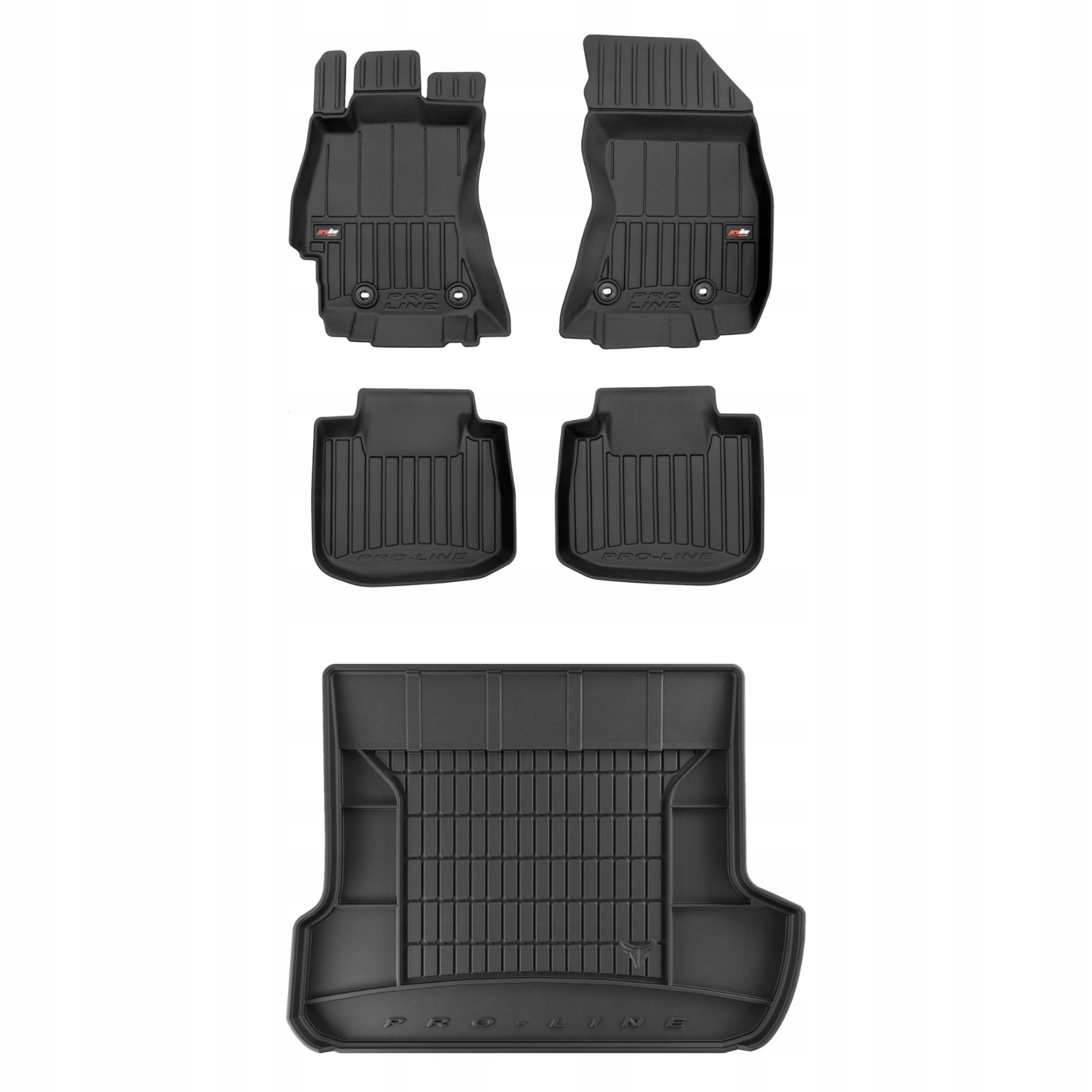 Sada gumových kobercov a rohoží pre Subaru Outback V 2014-2019