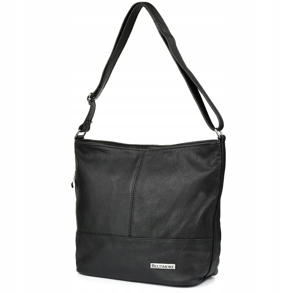 Beltimore kožená kabelka velká A4 přes rameno černá G81