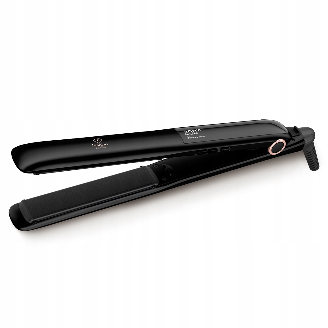 Žehlička Na Vlasy Fashion FTV-0146 Matte Black- Rose Collection