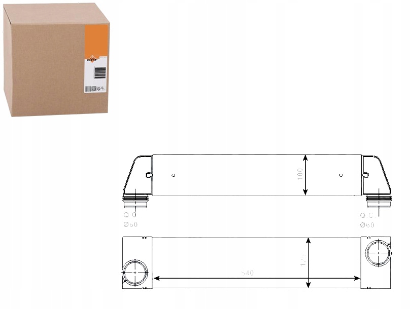 INTERCOOLER LAND ROVER RANGE ROVER NRF