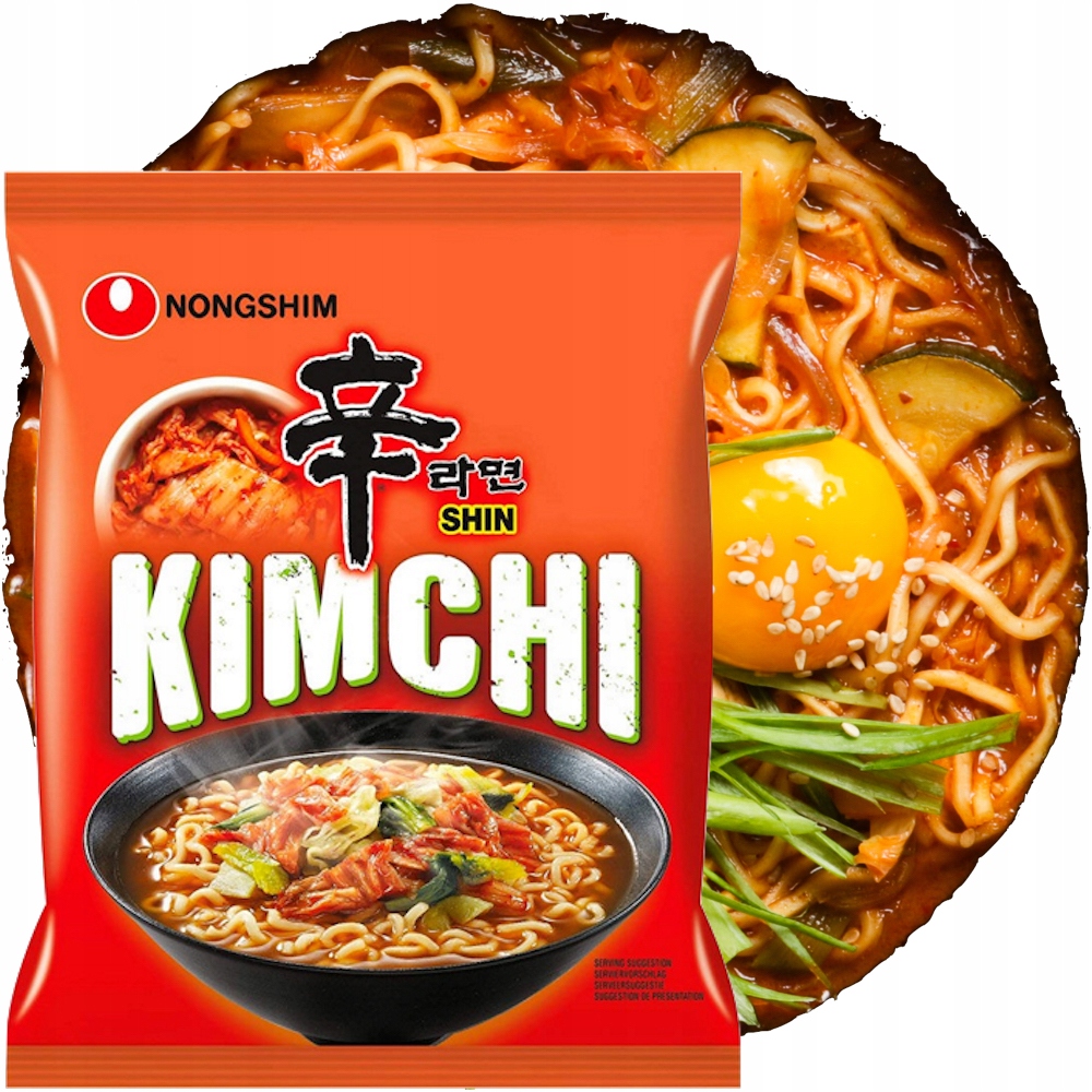 

Koreańska Zupka Instant Ramen KimChi 120g NongShim