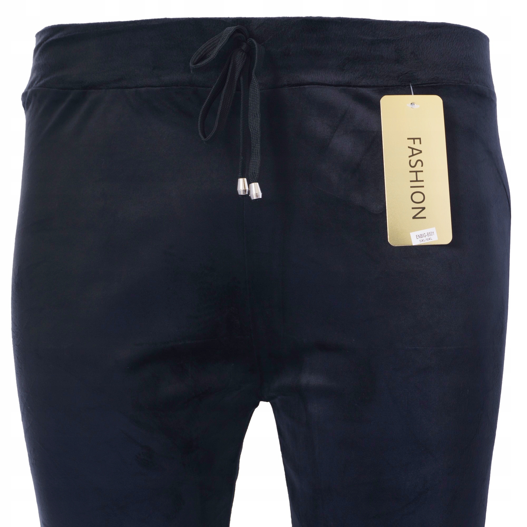 Spodnie damskie welurowe duże rozmiary 5XL / 6XL Cechy dodatkowe brak