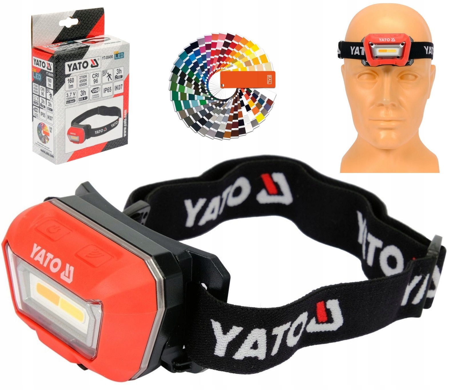 YATO ФАРА ЦВЕТ ВЫБОР CRI96+