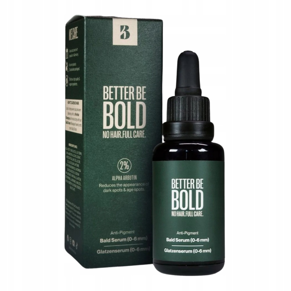 Sérum na plešatou pokožku hlavy proti skvrnám Better Be Bold Anti-Pigment Bald