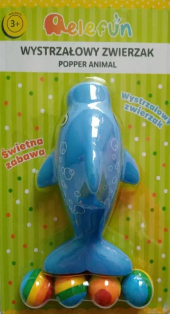 

Wystrzałowy zwierzak Delfin piłeczki
