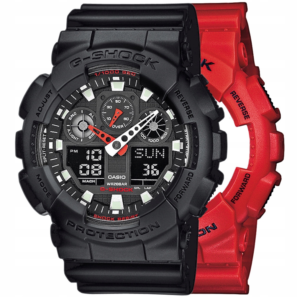 Hodinky Casio G-Shock Set GA-100B-4AER Bezel 10358741 Řemínek 10347688