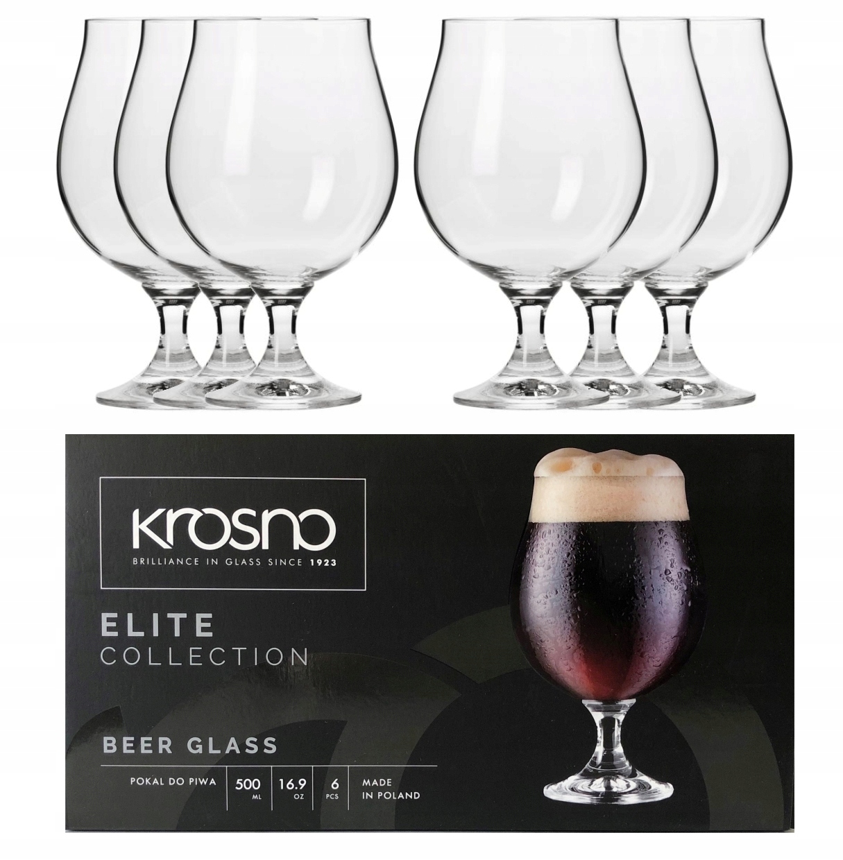 

Pokale Do Ciemnego Piwa Krosno Elite 500ml Snifter