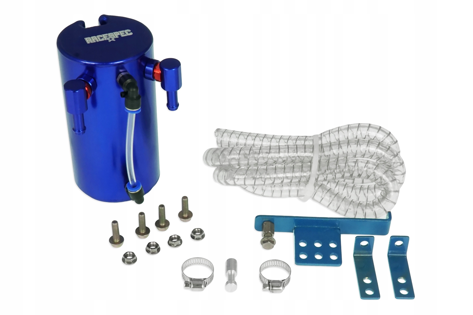 Oil catch tank Racespec OT06 Silver 14mm