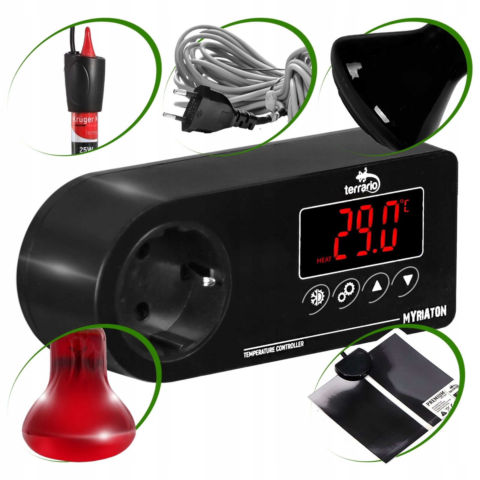 

Terrario Myriaton Termostat Do Terrarium LCD