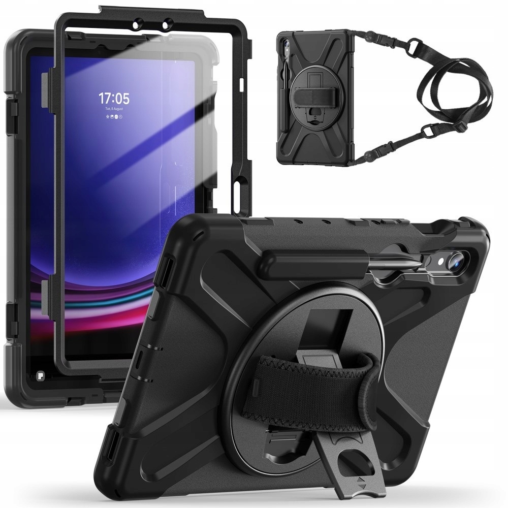 Pancéřové Pouzdro Pro Samsung Galaxy Tab S9 S8 S7, Pouzdro S Ramenním Popruhem