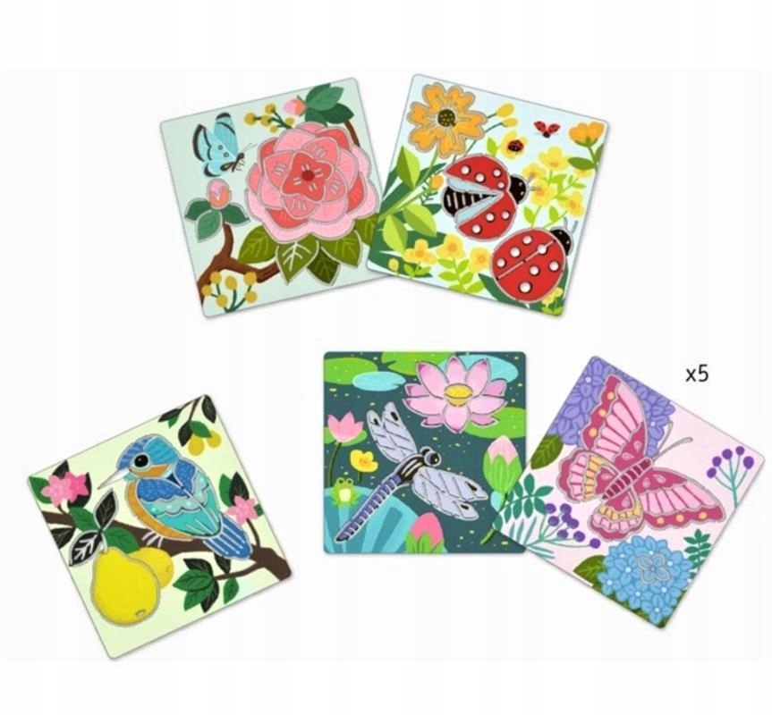 OGRÓD Szablony do nauki rysowania DJECO Bohater brak