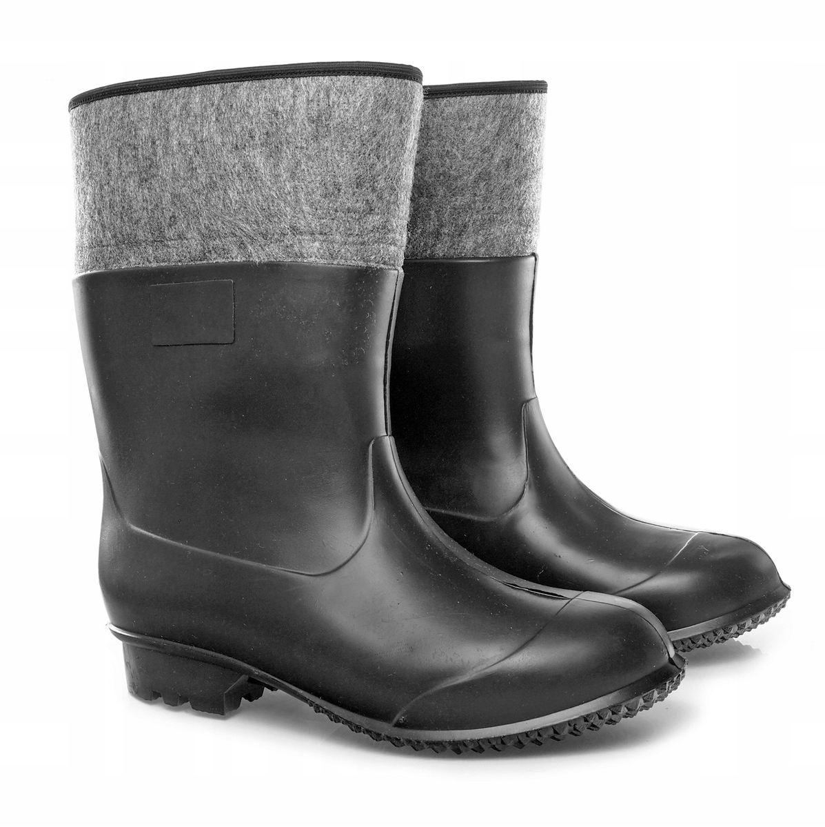 Buty Filcowe WODOODPORNE Kalosze GUMOWE OCIEPLANE
