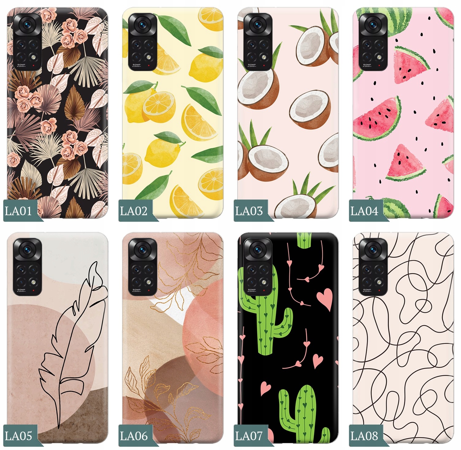 ETUI do Xiaomi Redmi Note 11 / 11s + SZKŁO WZORY Marka Inna