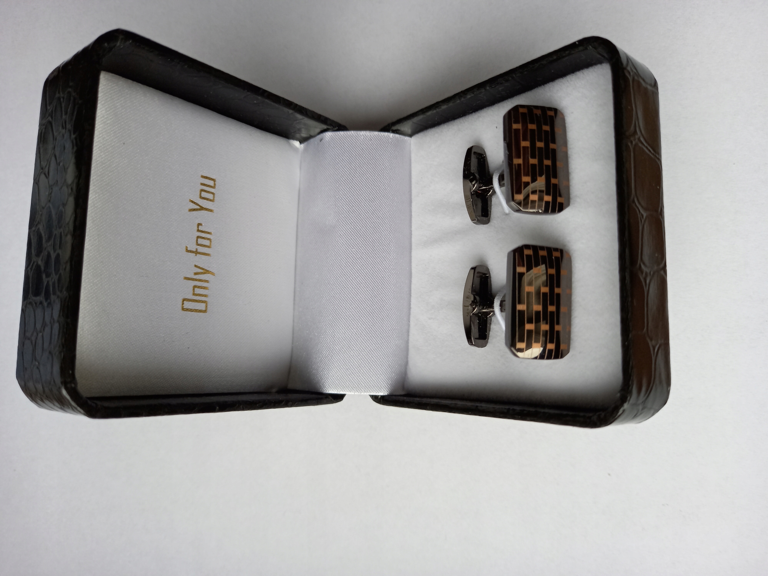 Titanové manžetové knoflíčky na košili I Like Coffee