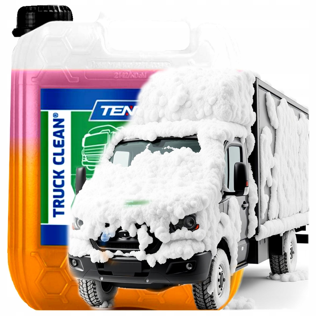 Tenzi Truck Clean aktywna piana do mycia aut silnika plandek ciężarówek 10L