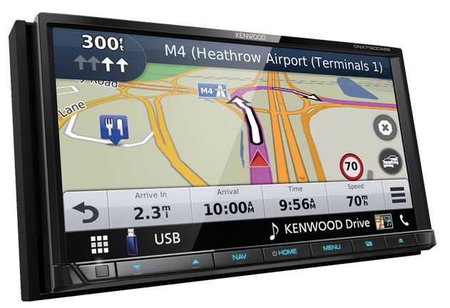 Stacja Kenwood DNX7190DABS nawigacja 2-din radio