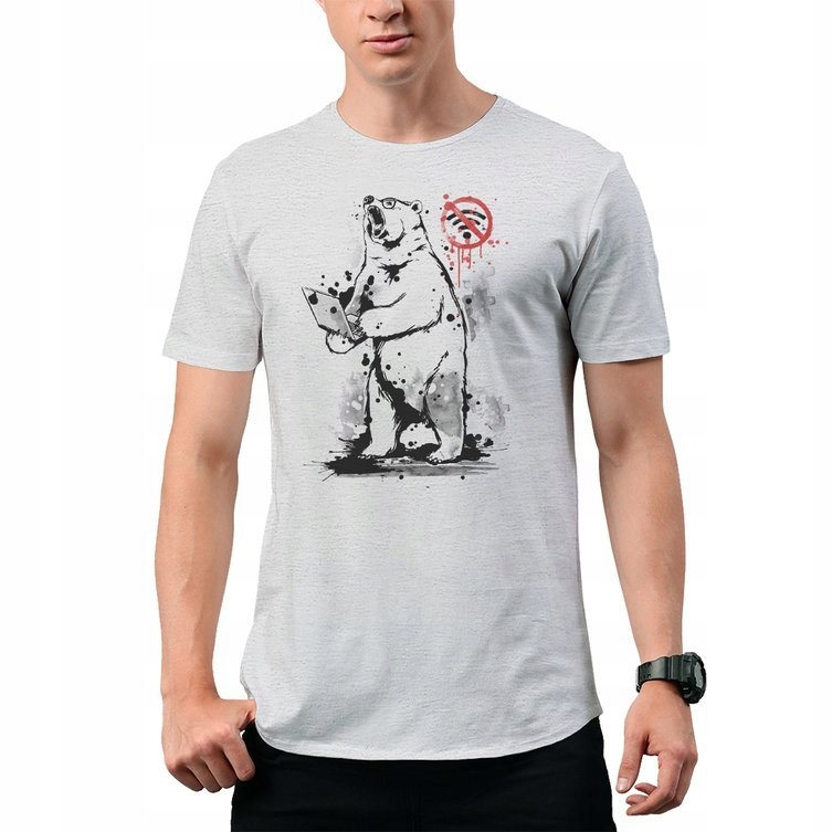 

Koszulka T-Shirt No Wifi Bear 2XL