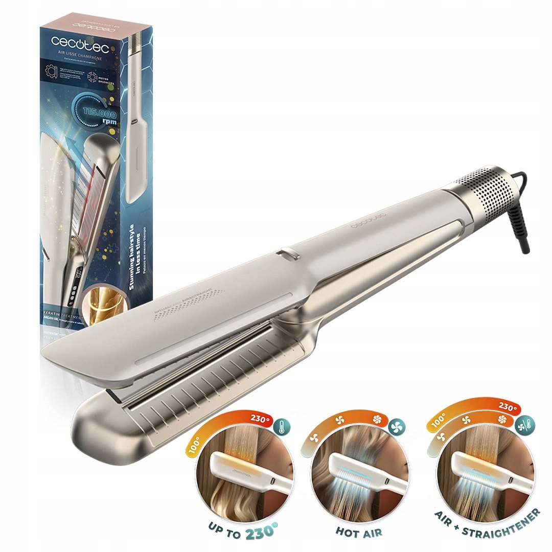 Aeronarovnávačka Cecotec Air Lisse Champagne