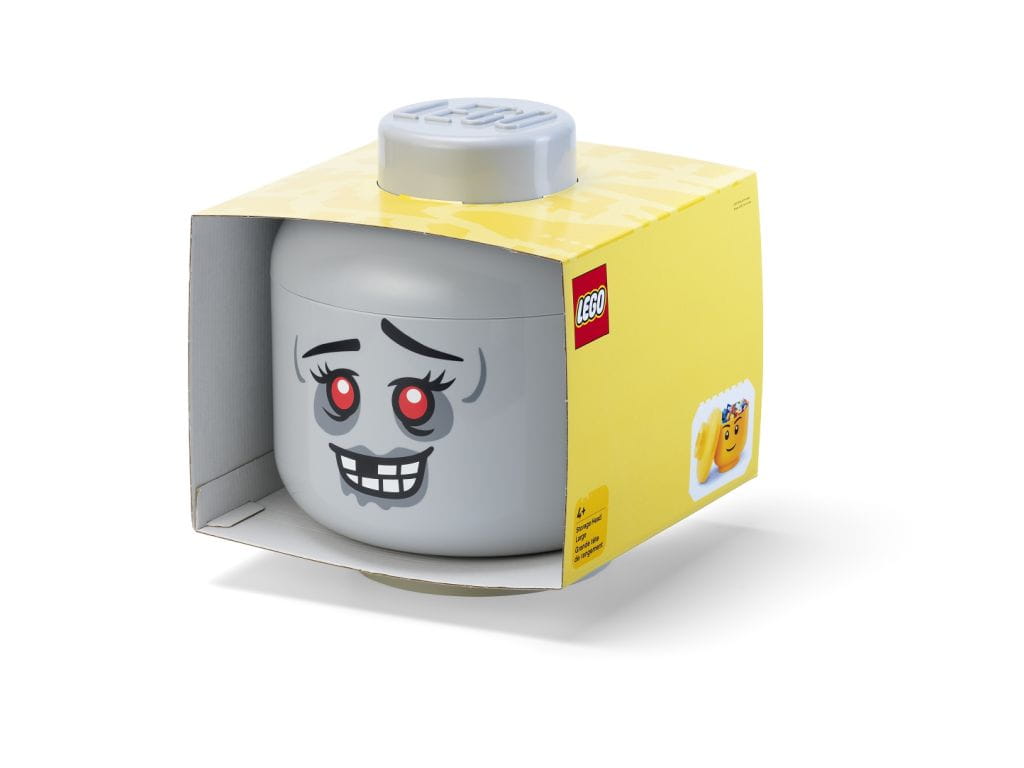 Lego Halloween 40320822 Úložný box velká hlava Lego Zombie