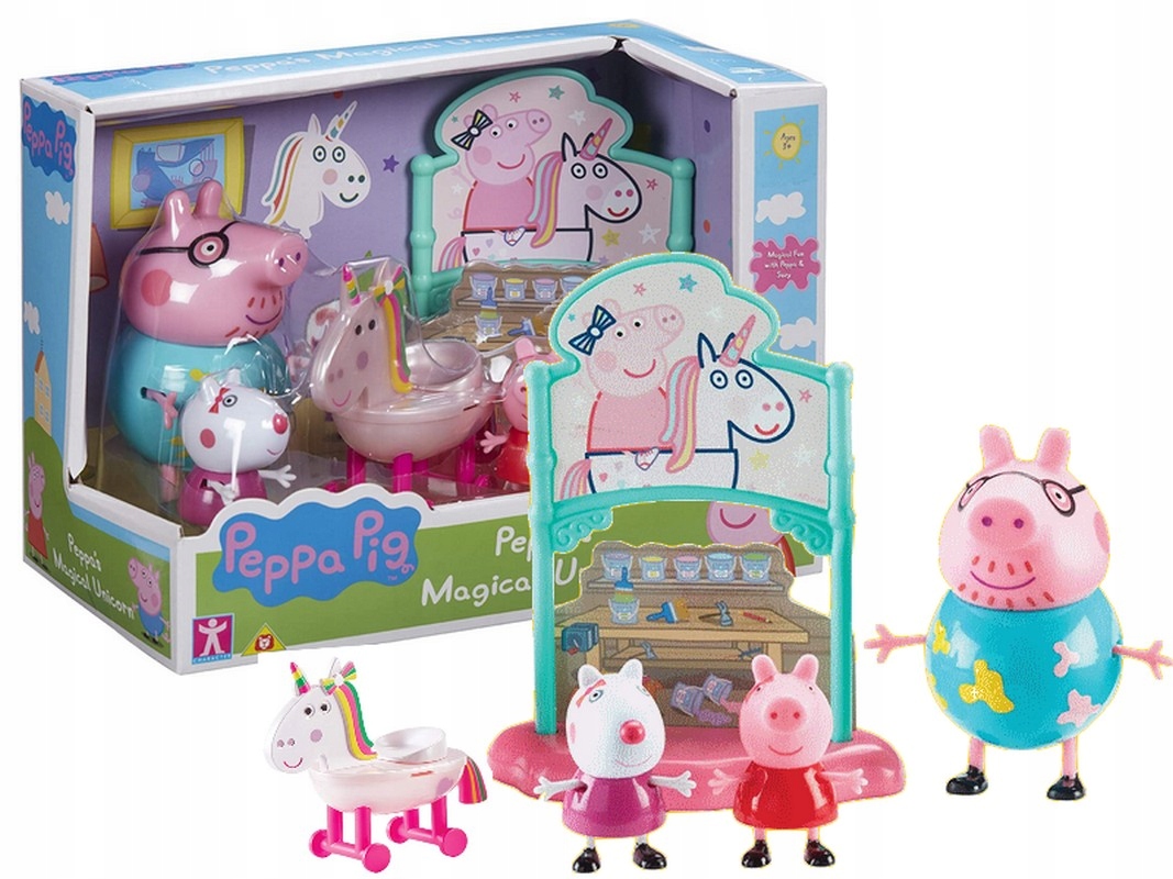 

Świnka Peppa Zestaw Z Jednorożcem 3 figurki