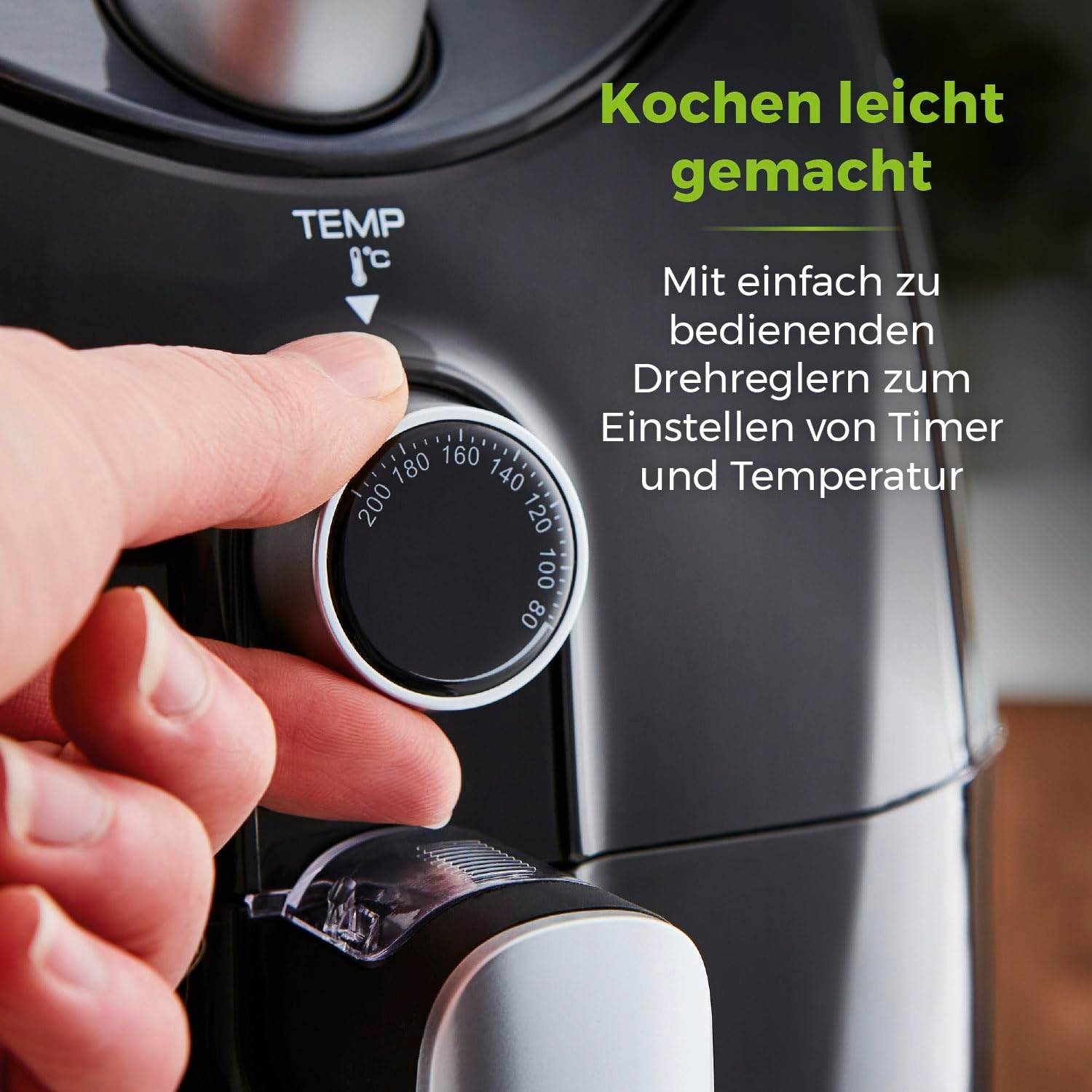 TOWER Frytkownica Beztłuszczowa 4,3L 1500W Dla Rodziny Timer 60 Minut — miniatura 8