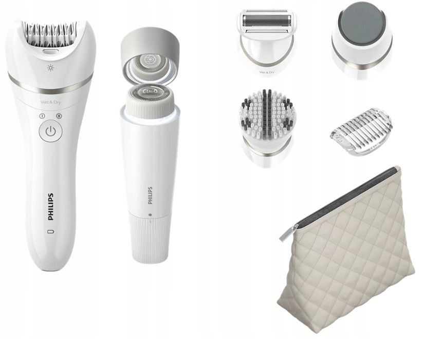 Sada depilátorů na tělo Philips BRE770/92 Bílá