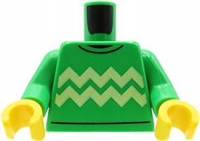 

Lego tors figurki zielony sweter we wzorki