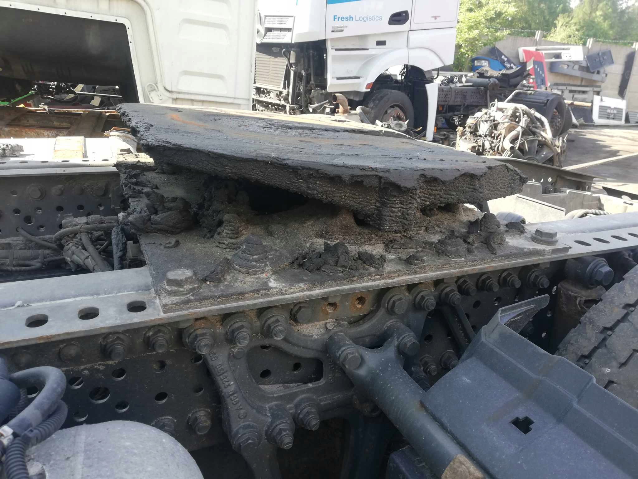 BLACHA POD SIODŁO PŁASKA MERCEDES ACTROS MP4 700 ZŁ