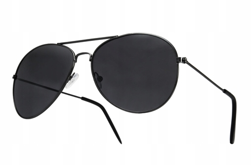 

Okulary Aviator Pilotki Przeciwsłoneczne Czarne