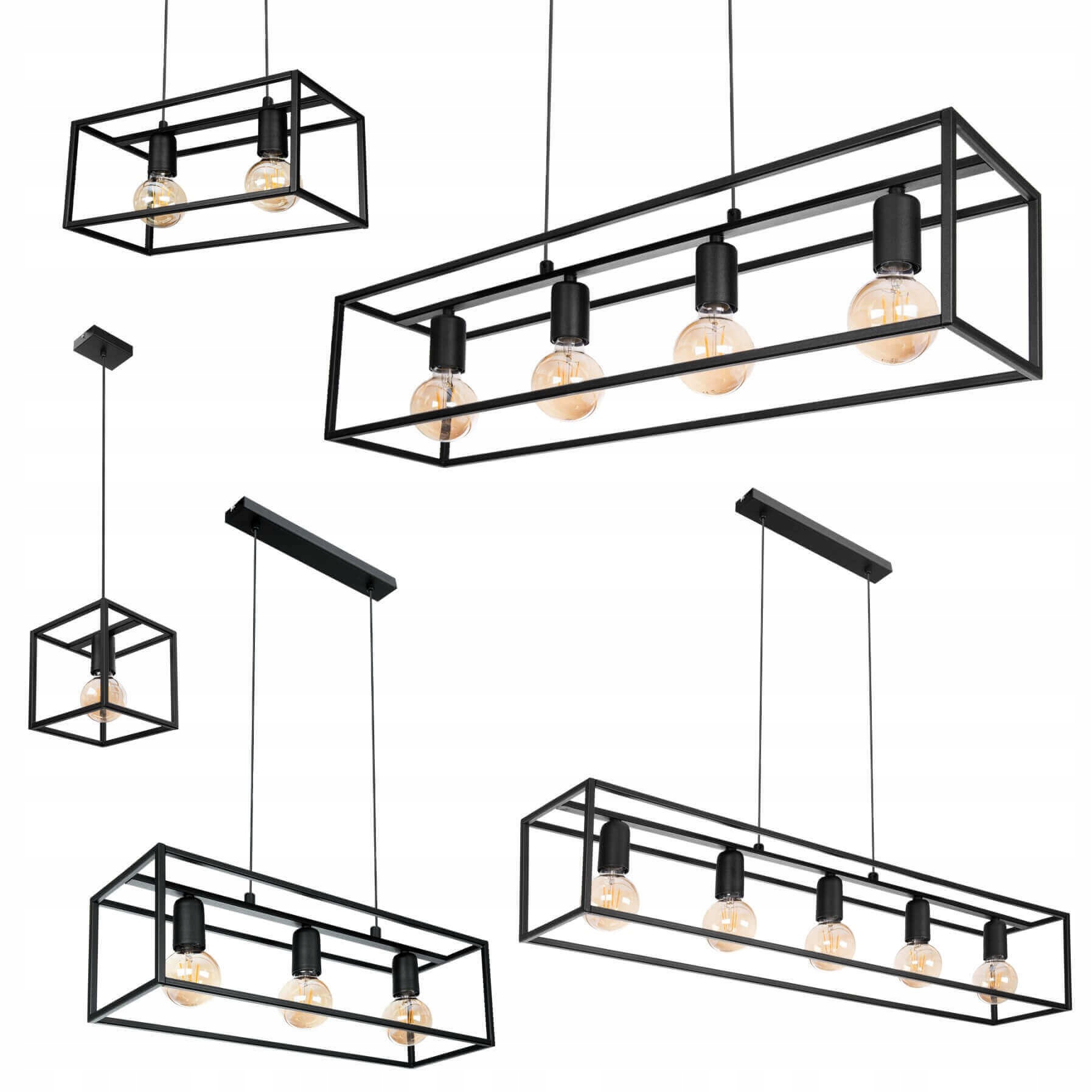 Nowoczesna lampa podłogowa stojąca loft 3pł do LED Głębokość produktu 20 cm