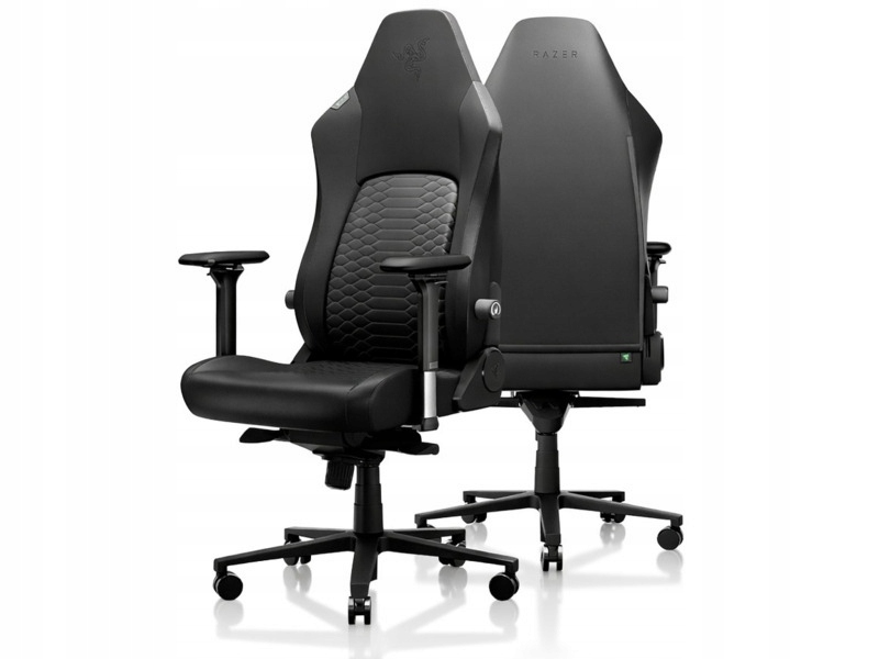 Razer Iskur V2 NewGen Gamingowy do 136kg Skóra ECO Czarny