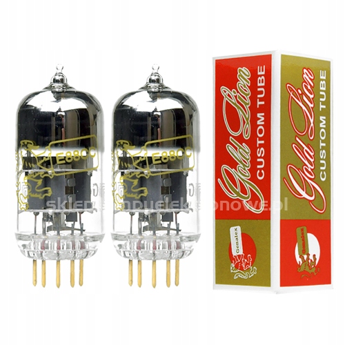 E88CC ECC88 6922 Gold Lion Genalex 2 ks vybraný pár