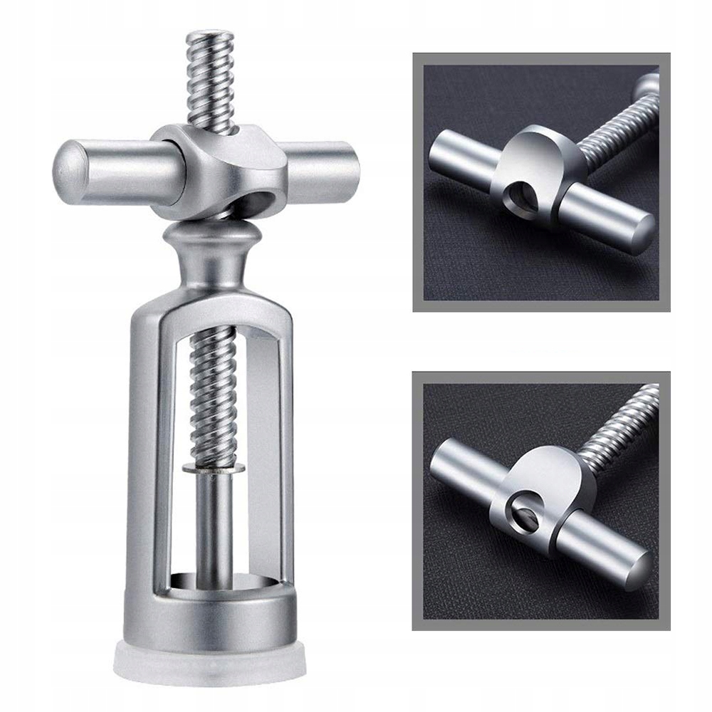 KORKOCIĄG DO BUTELEK WINA STAL NIERDZEWNA DO WINA Marka bez marki