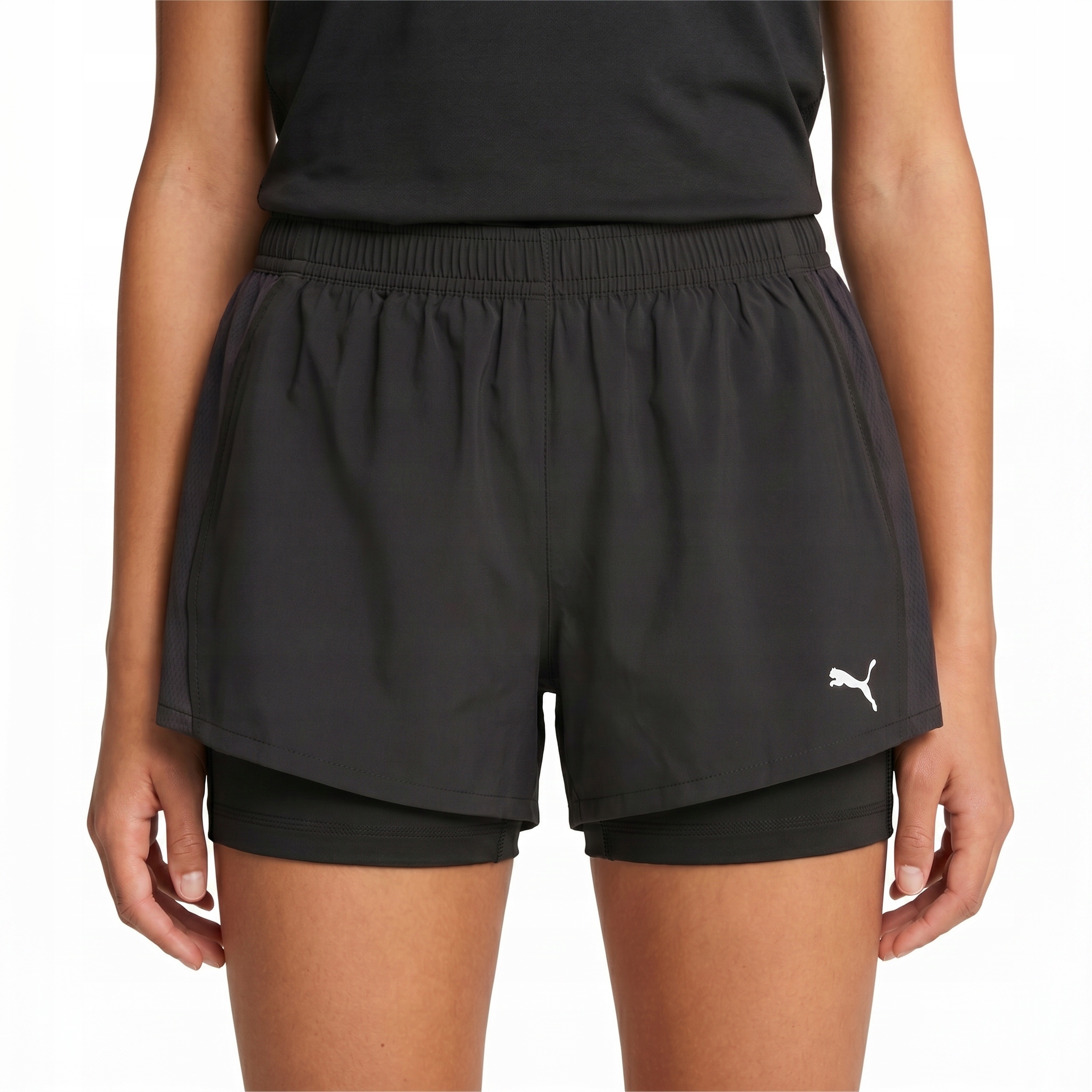 Spodenki do Biegania damskie Puma z getrami sportowe Treningowe dryCELL L