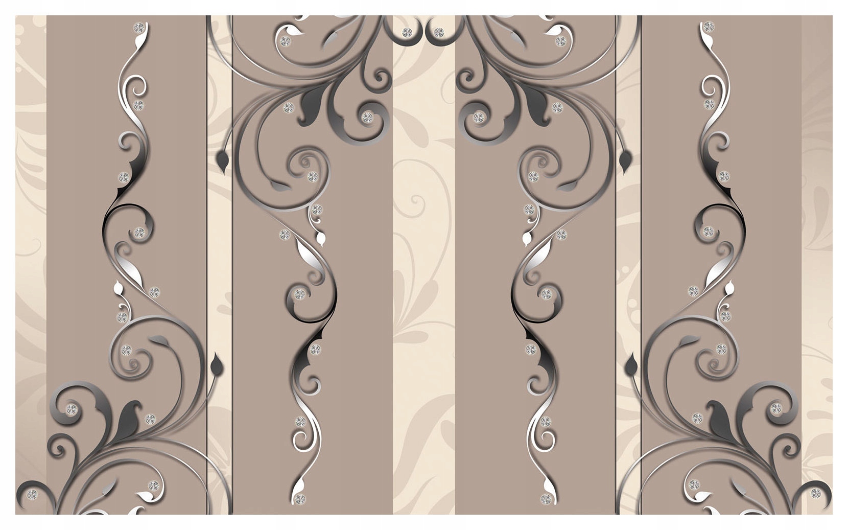 Fototapeta Elegantní krystaly a metal v abstrakci 416x254 lepidlo