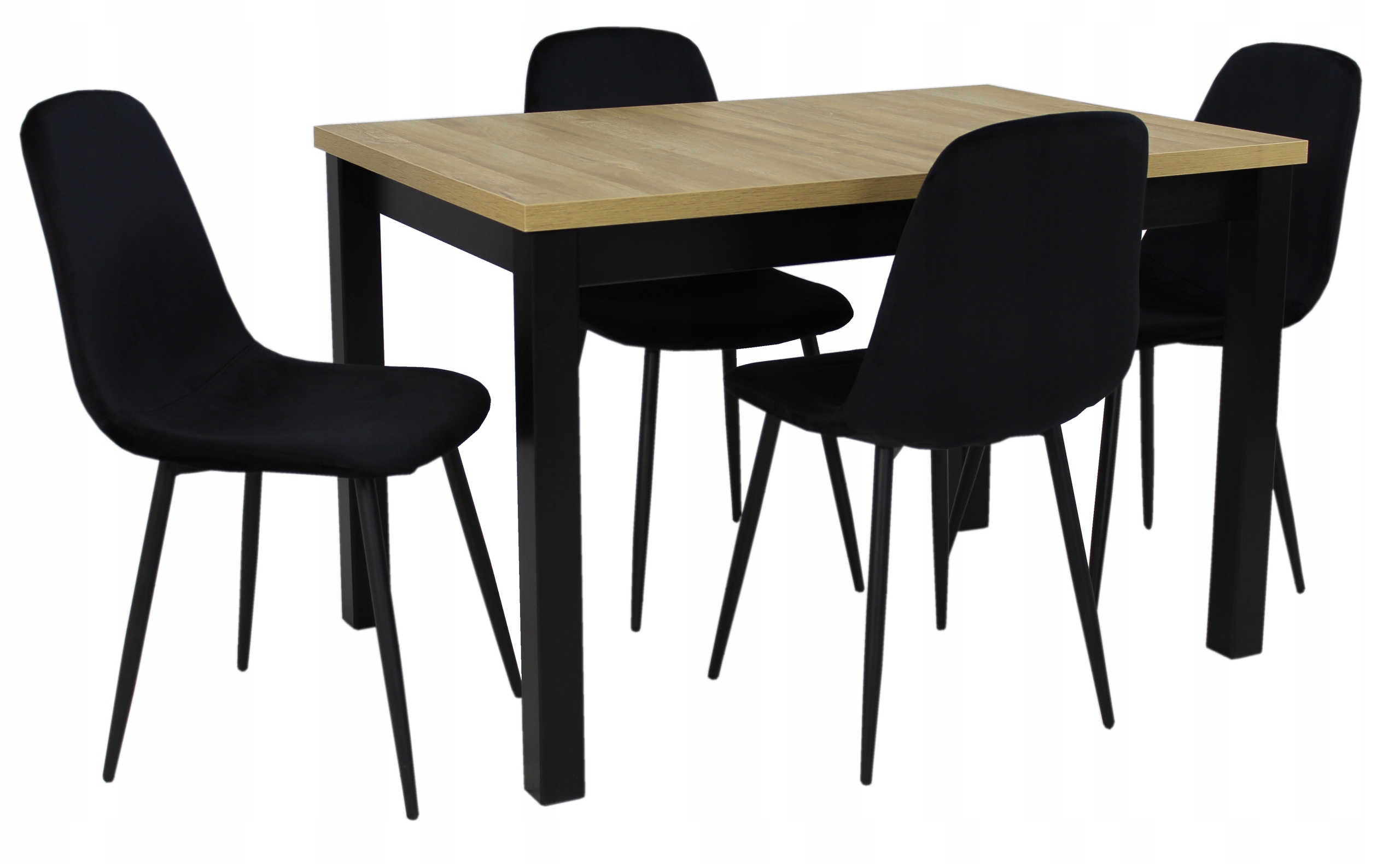 SKANDYNAWSKI zestaw LOFT stół +4 stołki do KUCHNI