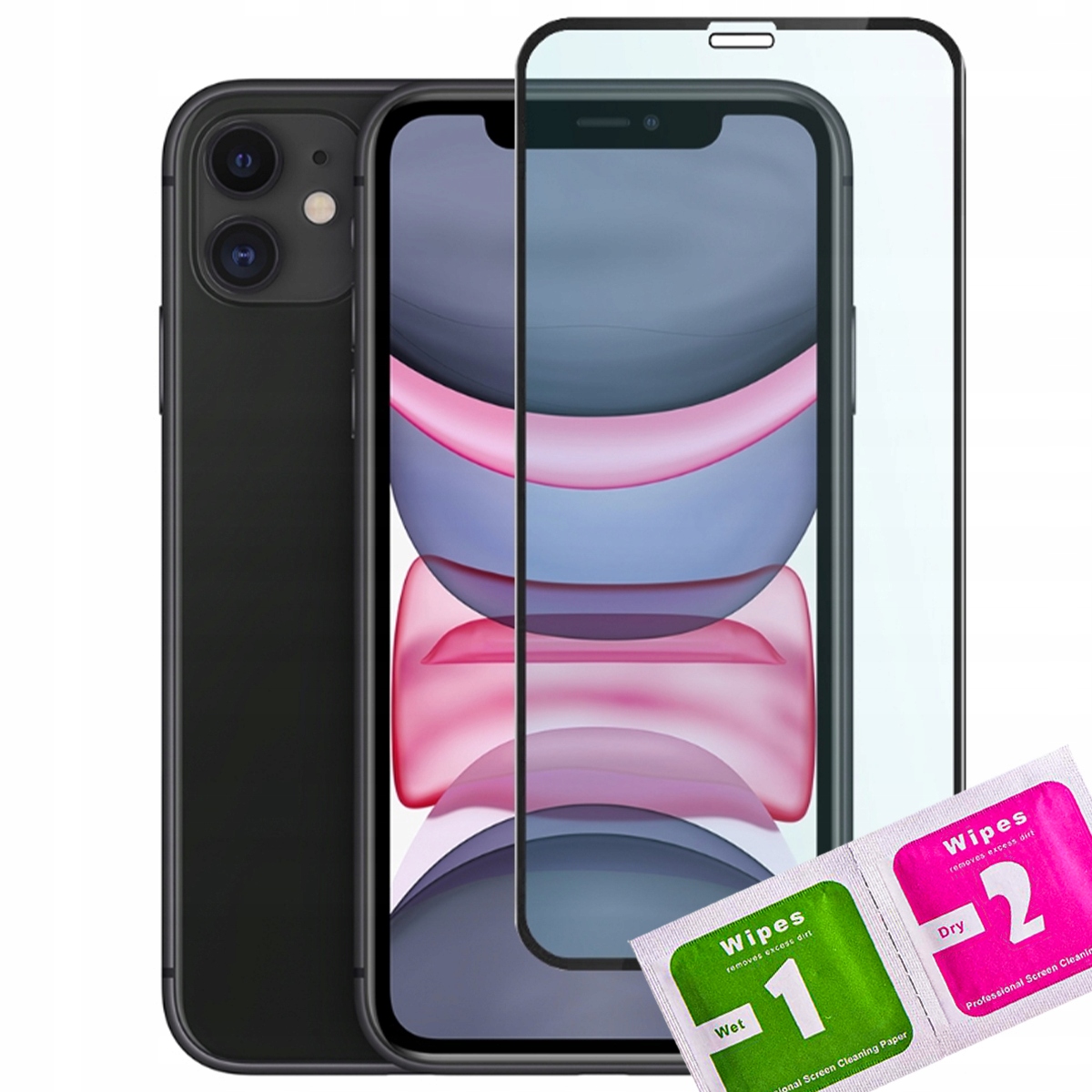 

Szkło 5D Cały Ekran Full Glue do iPhone XR|11