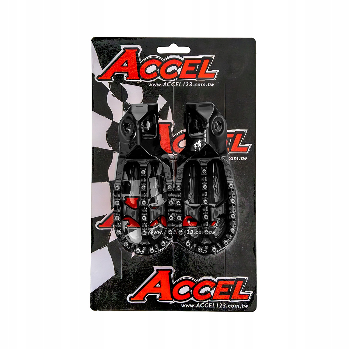 Accel Podnožky Ktm Sx Sxf XC Xcf 125 250 250 300 350 450 '23, Čierne