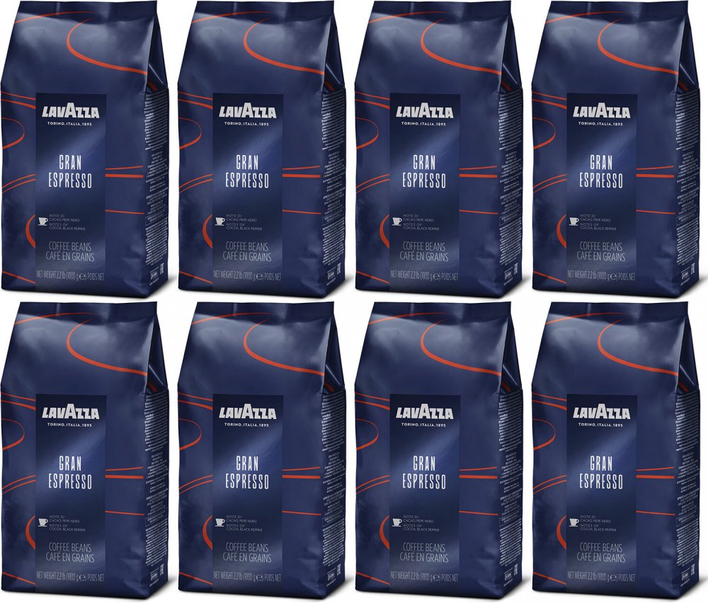 Kawa ziarnista Lavazza Gran Espresso 1kg x8