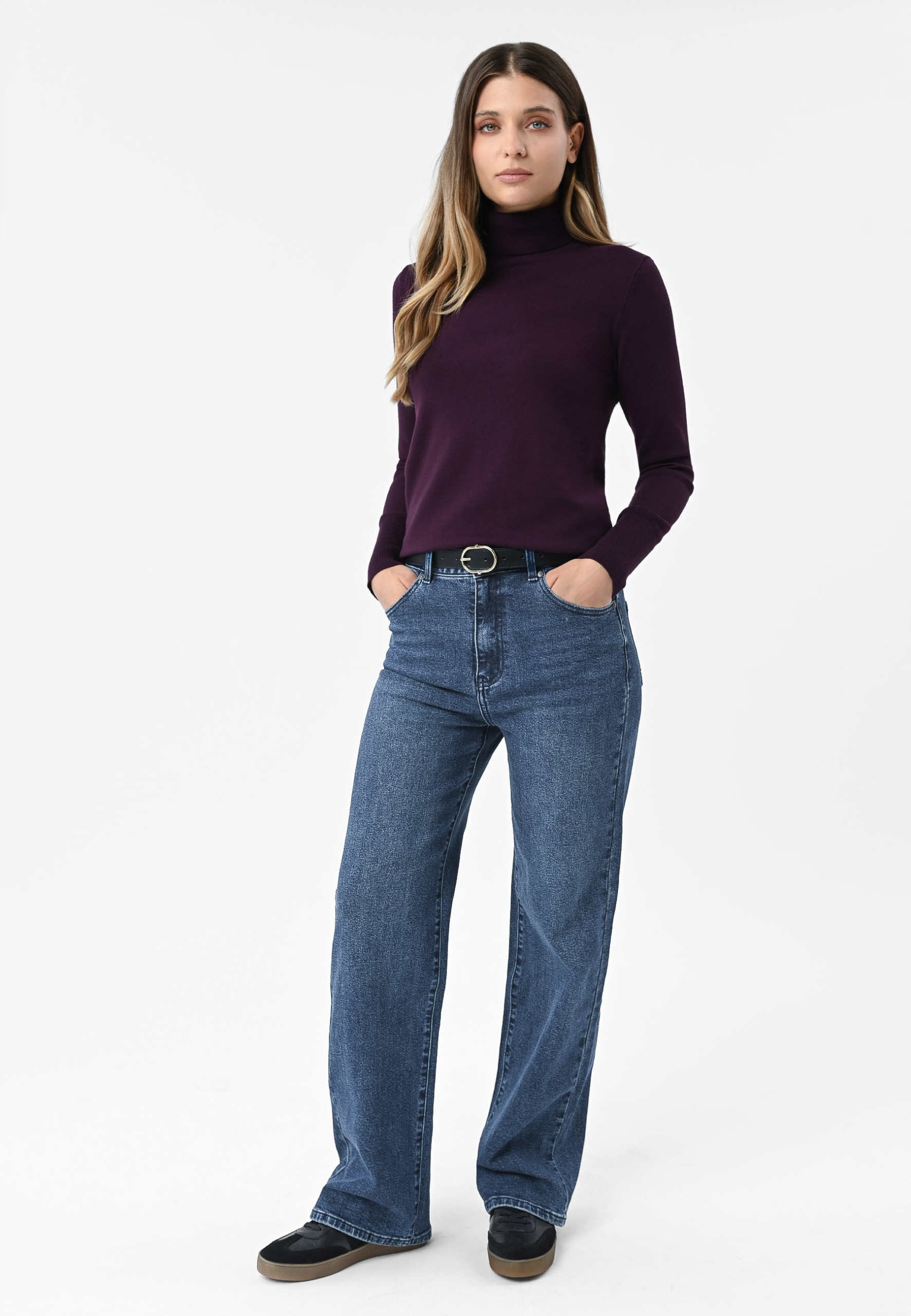 Dámské džíny, Bootcut rovné, D-freya 31-30