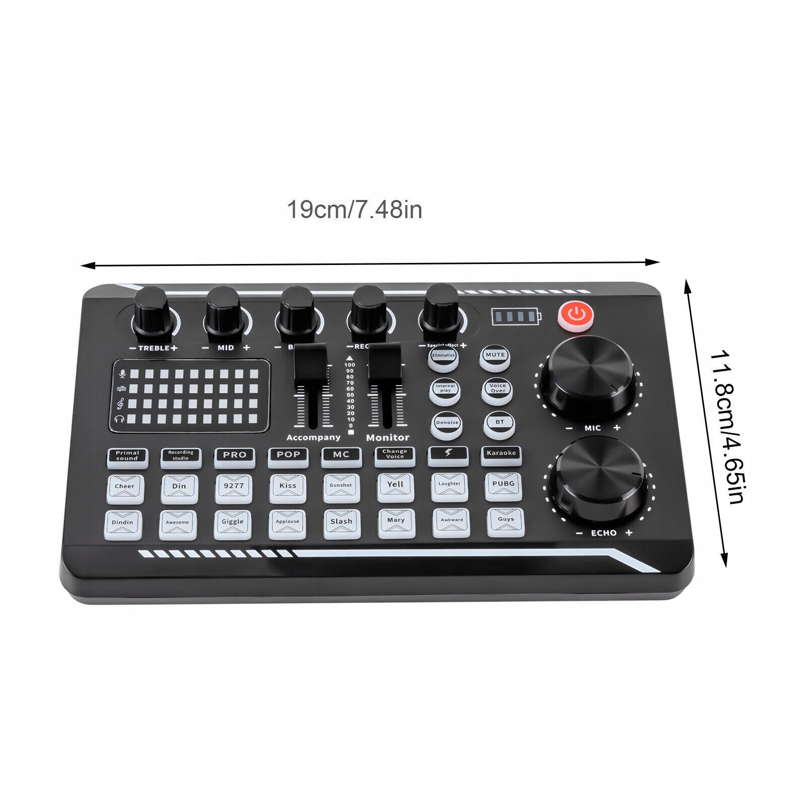 PRZENOŚNY ZESTAW MIKROFONÓW Z KARTĄ DŹWIĘKOWĄ Marka inna