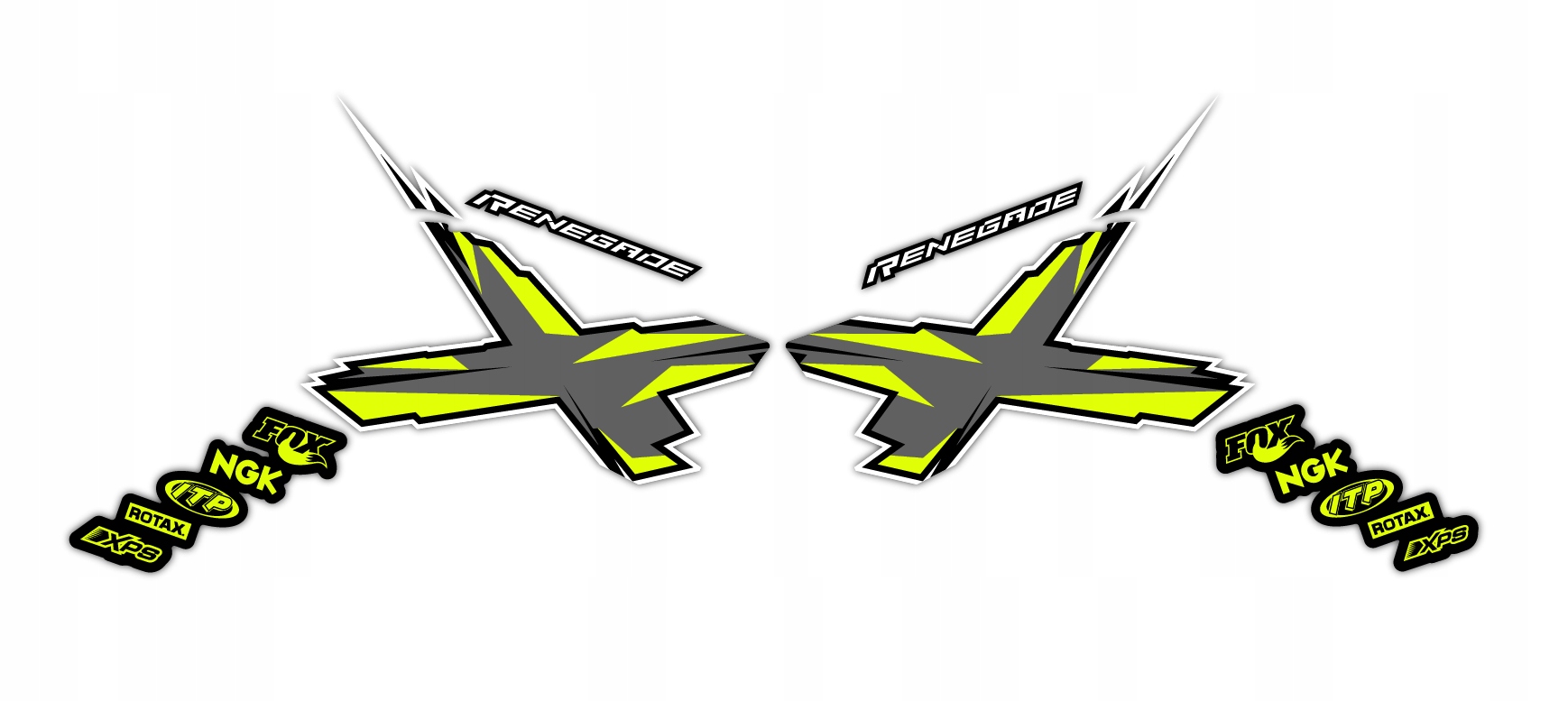 Samolepky Can-Am Renegade sada nálepek