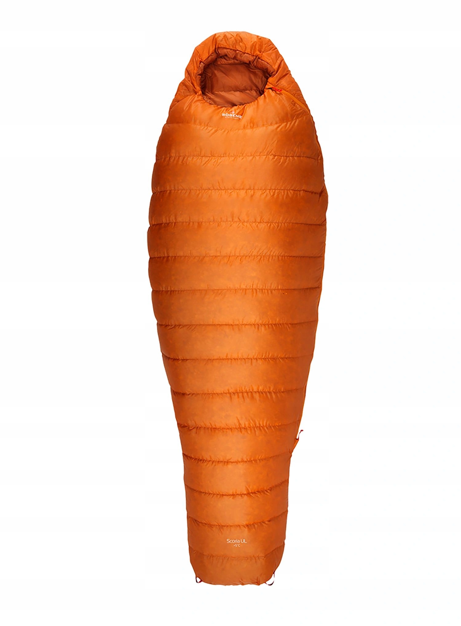 Péřový spací pytel Robens Scoria Ul +6C Long (195 cm) levý oranžový