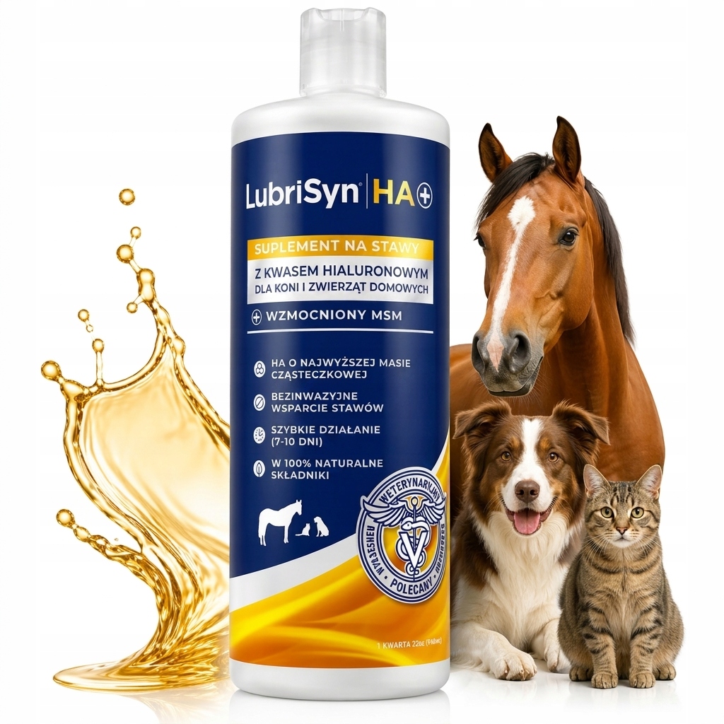 Lubrisyn Ha+msm Equine na stawy dla koni 946 ml