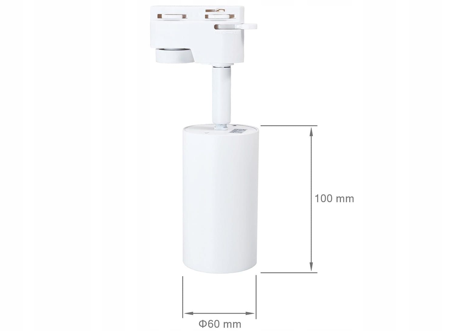 OPRAWA HALOGENOWA LED GU10 SZYNOWA TUBA SPOT LAMPA Rodzaj reflektor sufitowy